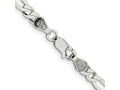 FJC Finejewelers 925 Sterling Silver Lightweight Flat Figaro Chain Bracelet 9 Inches x 4.5 mm