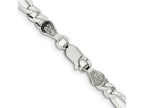 FJC Finejewelers 925 Sterling Silver Lightweight Flat Figaro Chain Bracelet 9 Inches x 4.5 mm