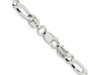 FJC Finejewelers 925 Sterling Silver Lightweight Flat Figaro Chain Bracelet 9 Inches x 5.5 mm