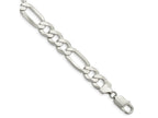 FJC Finejewelers 925 Sterling Silver 9.7mm Lightweight Flat Figaro Chain Bracelet 8 Inches x 9.5 mm