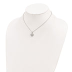 FJC Finejewelers 925 Sterling Silver Brilliant Embers CZ Heart Necklace 18 Inches x 11 mm
