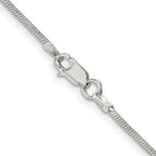 FJC Finejewelers 925 Sterling Silver Octagonal Snake Chain 20 Inches x 1.25 mm