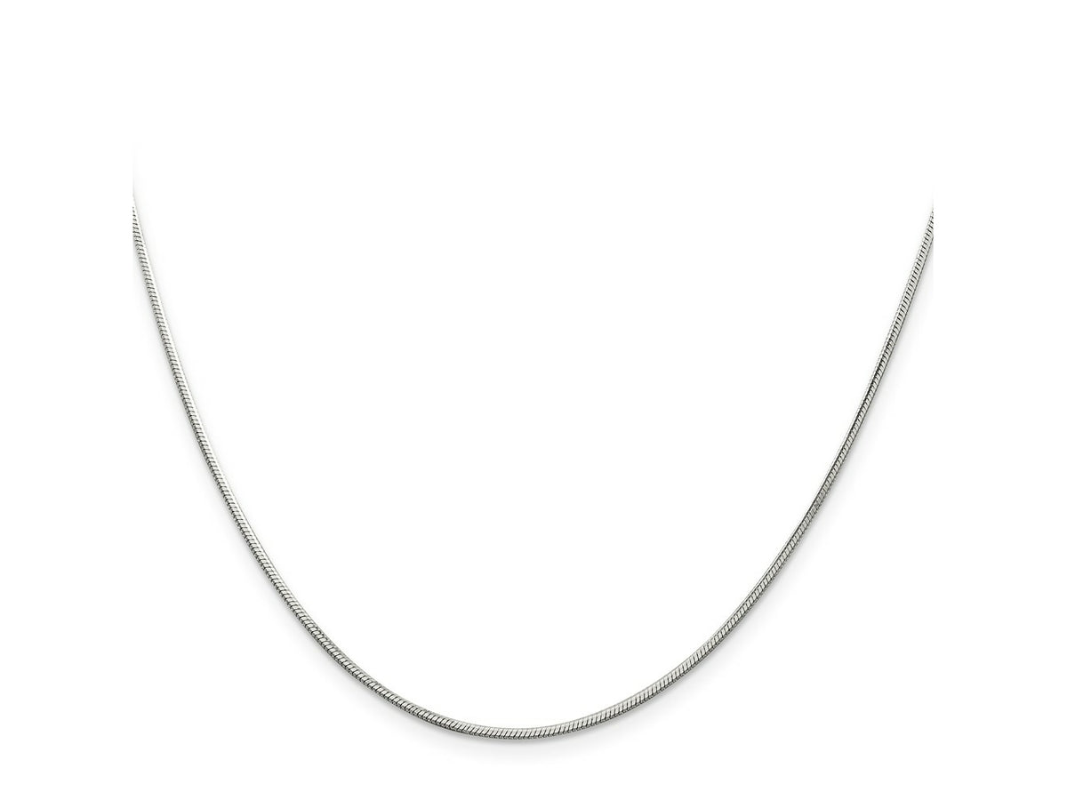 FJC Finejewelers 925 Sterling Silver Octagonal Snake Chain 30 Inches x 1.25 mm