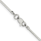 FJC Finejewelers 925 Sterling Silver 1.35mm Octagonal Snake Chain 18 Inches x 1.5 mm
