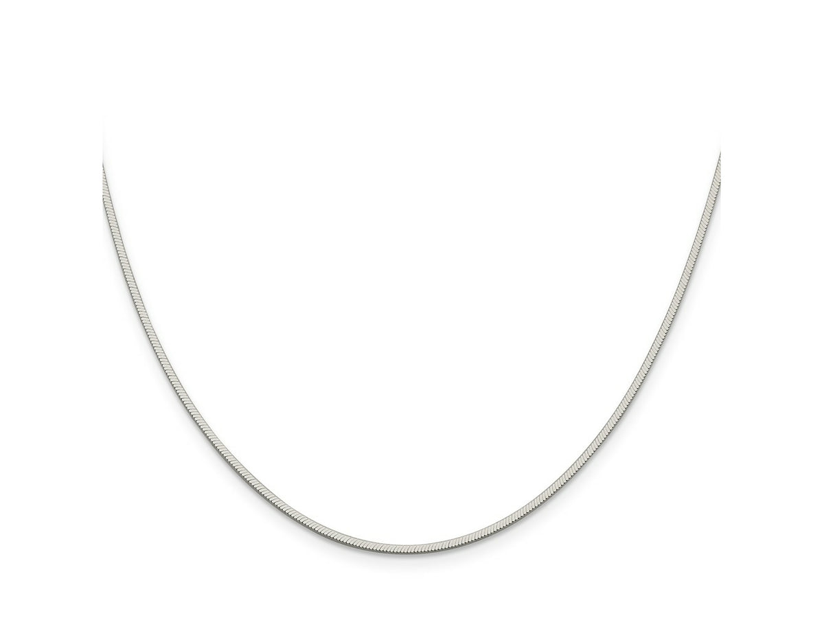 FJC Finejewelers 925 Sterling Silver 1.35mm Octagonal Snake Chain 24 Inches x 1.5 mm