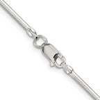 FJC Finejewelers 925 Sterling Silver Octagonal Snake Chain 18 Inches x 1.65 mm