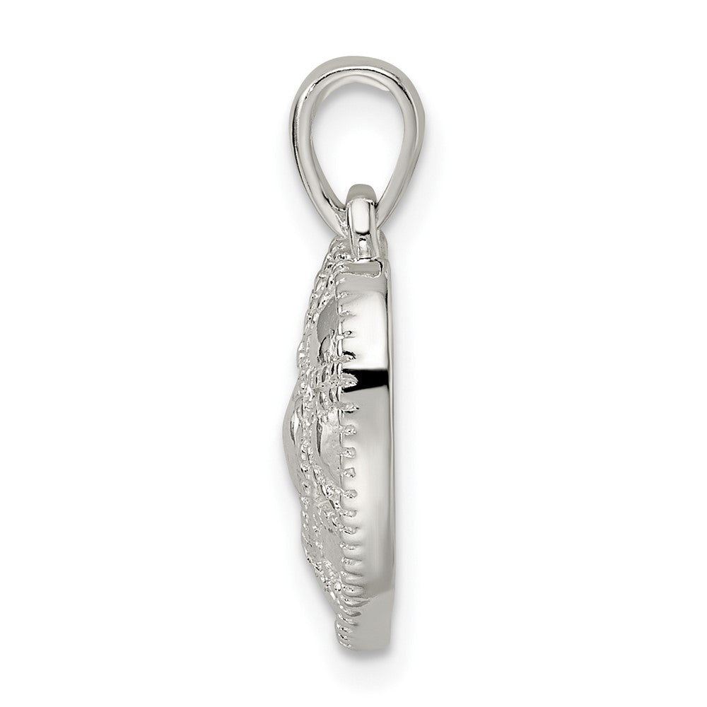 FJC Finejewelers 925 Sterling Silver Polished Heart Charm 21 x 15 mm