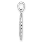 FJC Finejewelers 925 Sterling Silver Rhodium Plated Tree Charm 22 x 14 mm