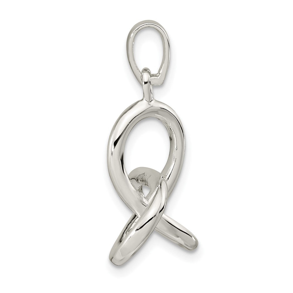 FJC Finejewelers 925 Sterling Silver Polished Infinity Triangle Charm 27 x 19 mm