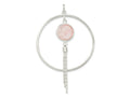 FJC Finejewelers 925 Sterling Silver Fashion Polished Dyed Agate Fancy Dangle Charm 66 x 42 mm