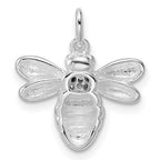 FJC Finejewelers 925 Sterling Silver Rhodium Plated Polished CZ Bumble Bee Charm 18 x 16 mm