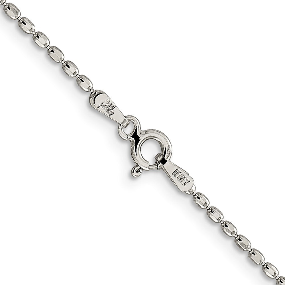 FJC Finejewelers 925 Sterling Silver Ball Fancy Beaded Chain 20 Inches x 1.5 mm