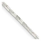FJC Finejewelers 925 Sterling Silver Elongated Box Chain 24 Inches x 1.65 mm