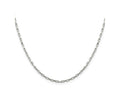 FJC Finejewelers 925 Sterling Silver Elongated Box Chain 24 Inches x 1.65 mm
