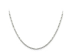 FJC Finejewelers 925 Sterling Silver Elongated Box Chain 24 Inches x 1.65 mm