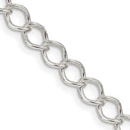 FJC Finejewelers 925 Sterling Silver Fancy Open Curb Chain 18 Inches x 5.75 mm