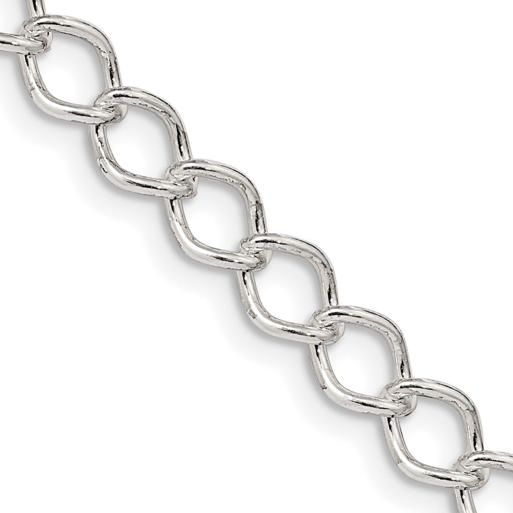FJC Finejewelers 925 Sterling Silver Fancy Open Curb Chain 24 Inches x 5.75 mm