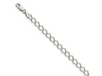 FJC Finejewelers 925 Sterling Silver Fancy Open Curb Chain Bracelet 7 Inches x 5.75 mm