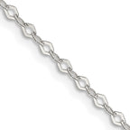 FJC Finejewelers 925 Sterling Silver Bright Cut Fancy Rolo Chain 20 Inches x 2.25 mm