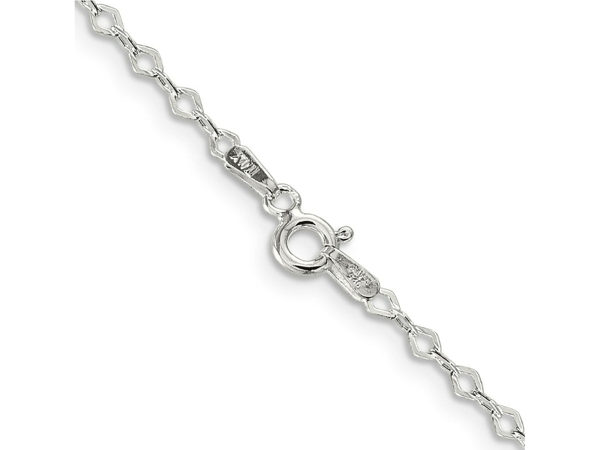 FJC Finejewelers 925 Sterling Silver Bright Cut Fancy Rolo Chain Bracelet 7 Inches x 2.25 mm