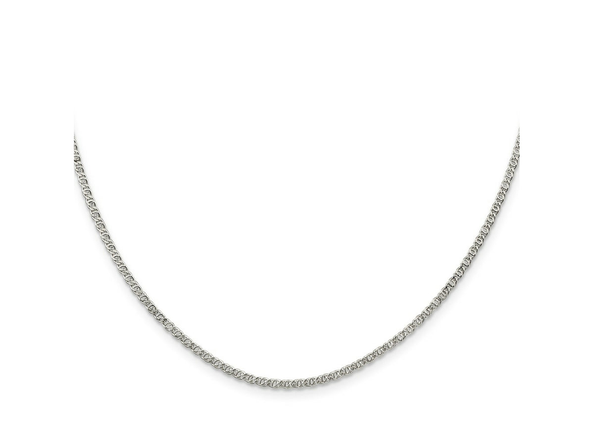 FJC Finejewelers 925 Sterling Silver Fancy Anchor Chain 20 Inches x 2 mm
