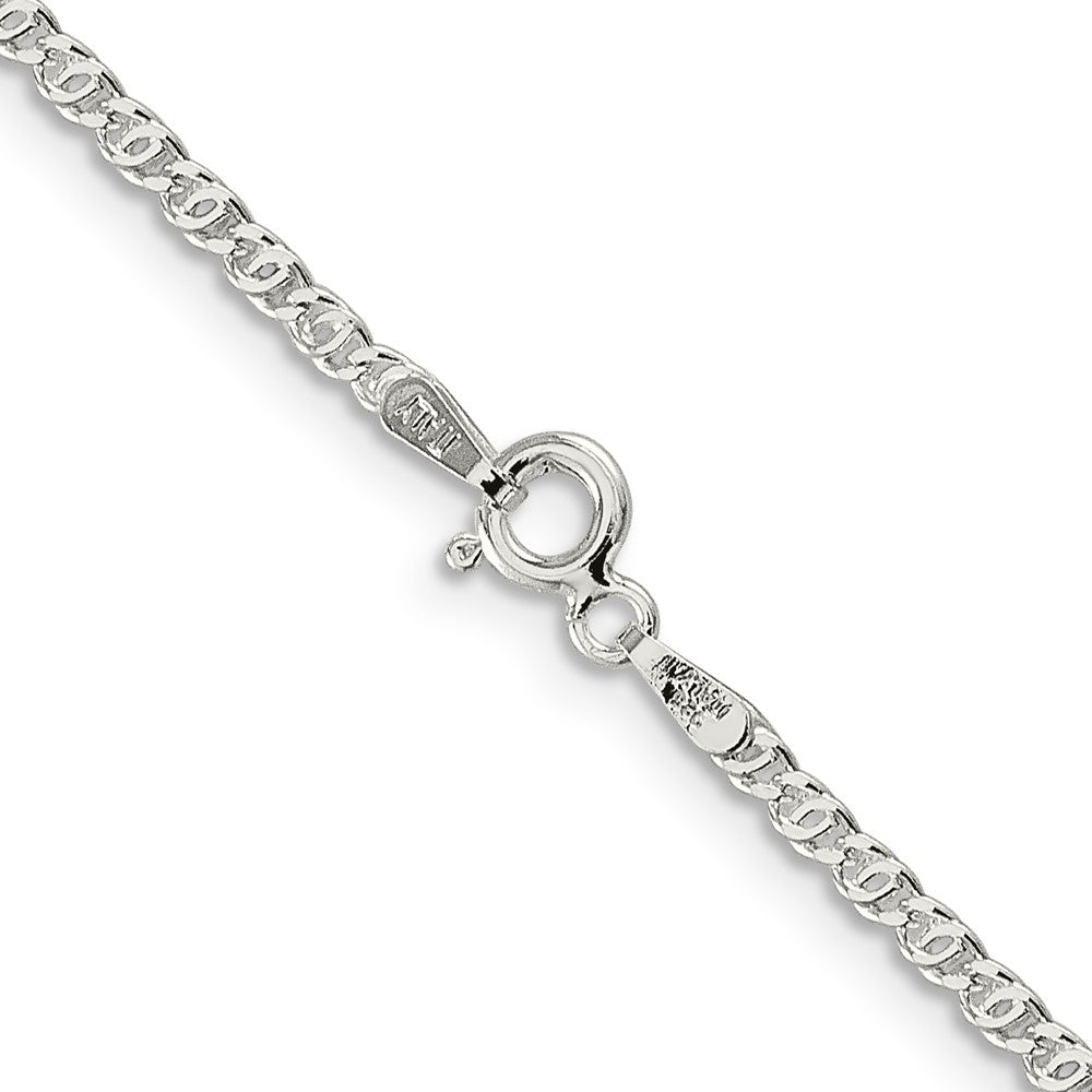 FJC Finejewelers 925 Sterling Silver Fancy Anchor Chain Bracelet 7 Inches x 2 mm