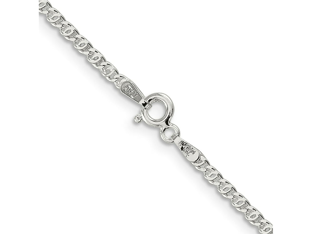 FJC Finejewelers 925 Sterling Silver Fancy Anchor Chain Bracelet Anklet 9 Inches x 2 mm