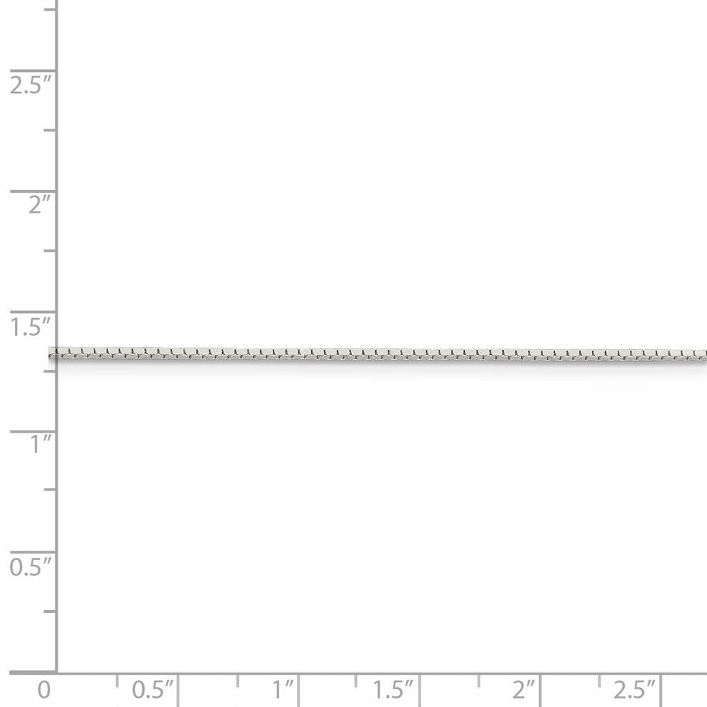 FJC Finejewelers 925 Sterling Silver Mirror Box Chain 20 Inches x 1 mm
