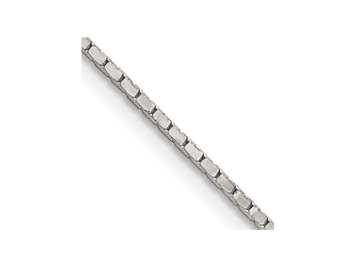 FJC Finejewelers 925 Sterling Silver Mirror Box Chain 18 Inches x 1.25 mm