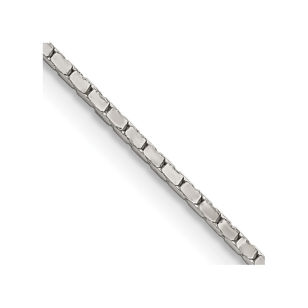 FJC Finejewelers 925 Sterling Silver Mirror Box Chain 24 Inches x 1.25 mm