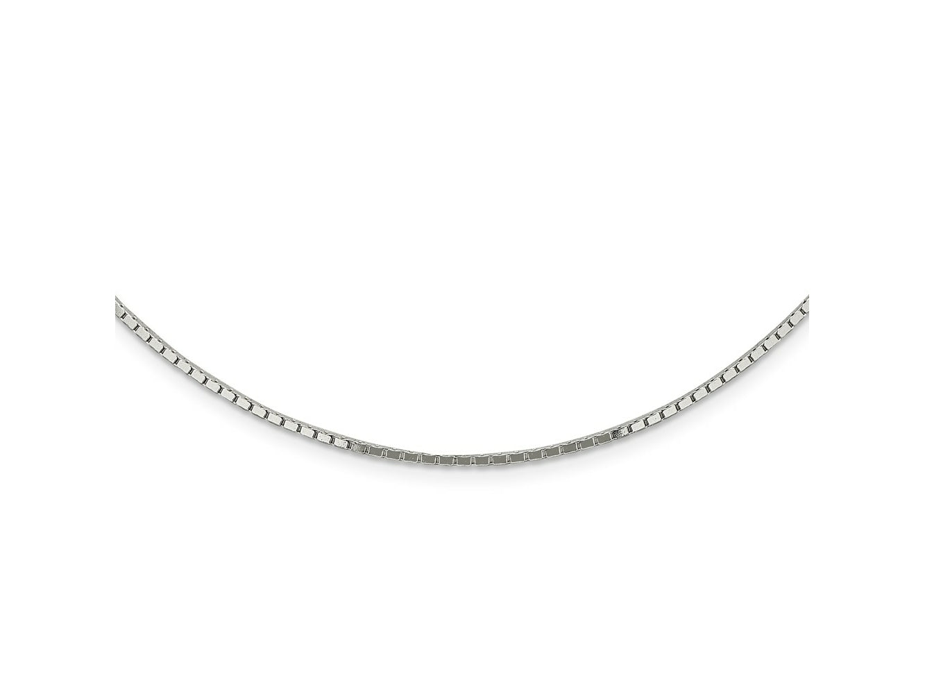 FJC Finejewelers 925 Sterling Silver Mirror Box Chain 30 Inches x 1.5 mm
