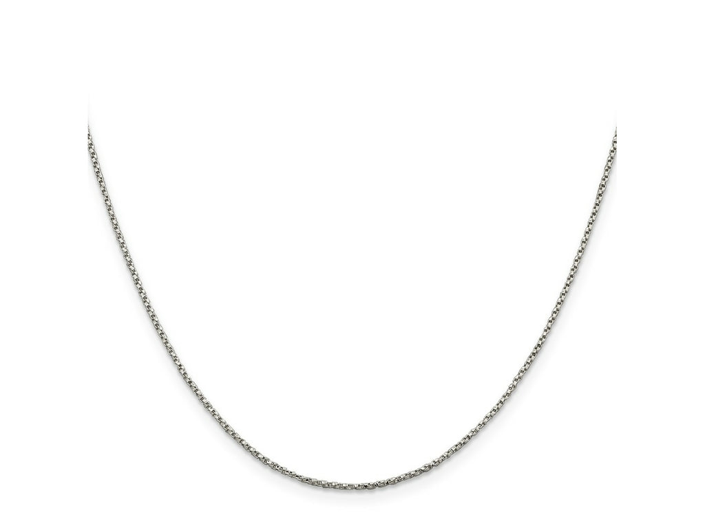 FJC Finejewelers 925 Sterling Silver Twisted Box Chain 26 Inches x 1.25 mm
