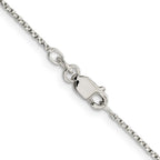 FJC Finejewelers 925 Sterling Silver Twisted Box Chain 28 Inches x 1.25 mm