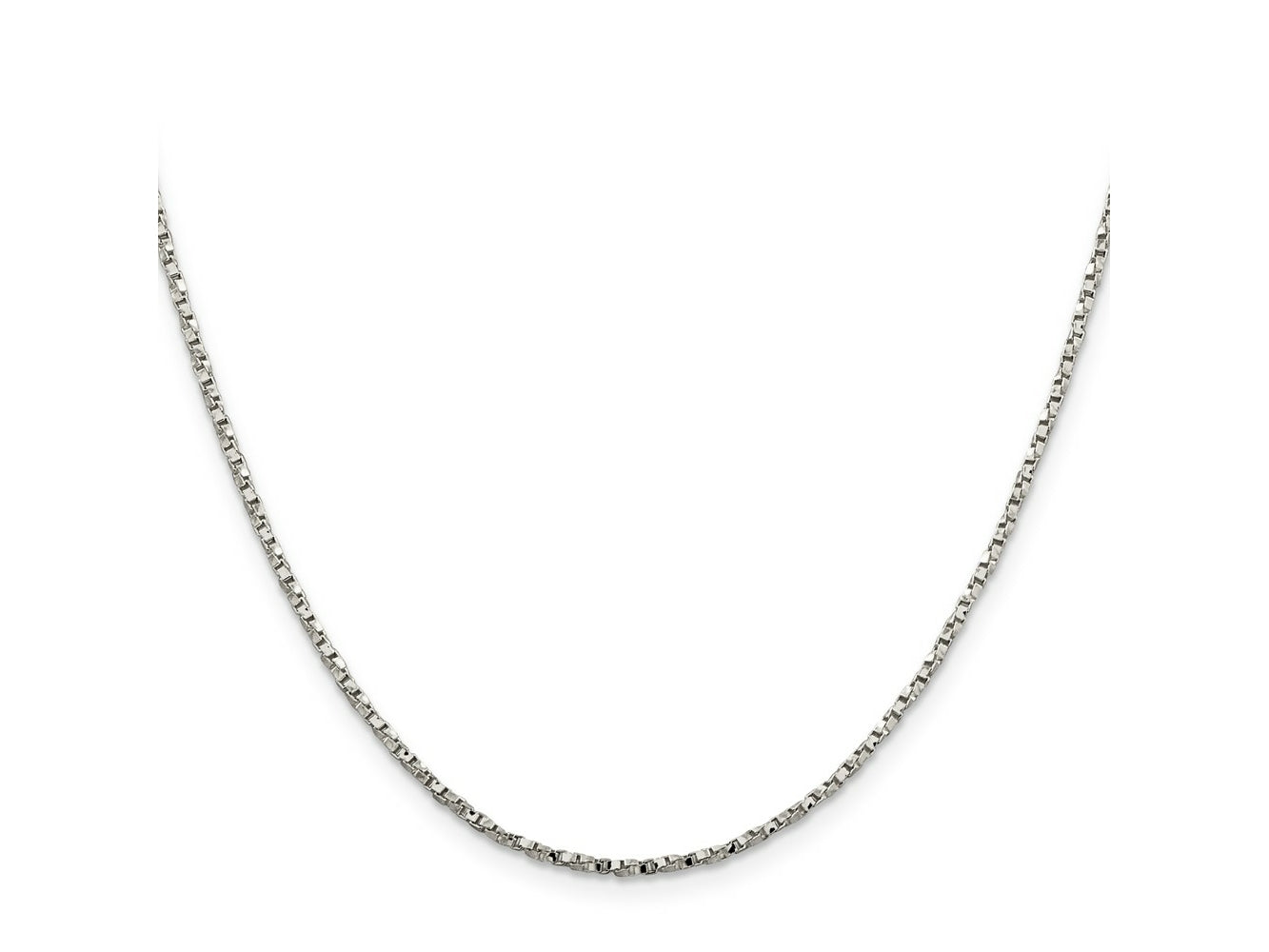 FJC Finejewelers 925 Sterling Silver Twisted Box Chain 26 Inches x 1.75 mm