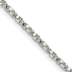 FJC Finejewelers 925 Sterling Silver Twisted Box Chain 22 Inches x 2.25 mm