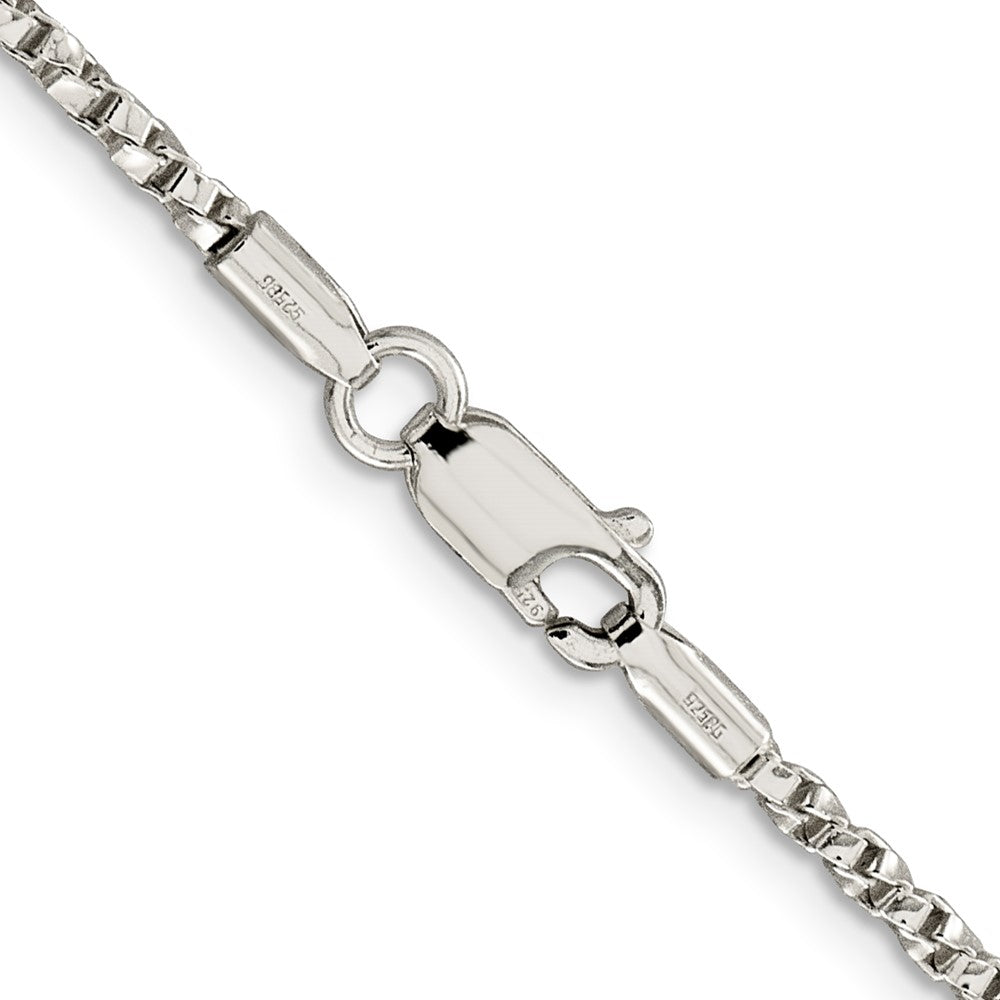 FJC Finejewelers 925 Sterling Silver Twisted Box Chain 26 Inches x 2.25 mm
