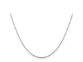 FJC Finejewelers 925 Sterling Silver Bright Cut Mirror Box Chain 18 Inches x 0.6 mm