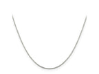 FJC Finejewelers 925 Sterling Silver Bright Cut Mirror Box Chain 18 Inches x 0.6 mm