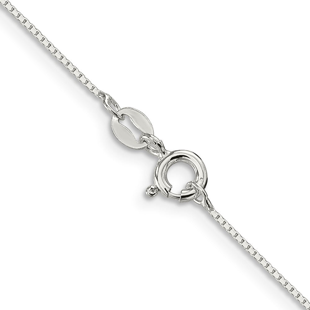 FJC Finejewelers 925 Sterling Silver Bright Cut Mirror Box Chain 24 Inches x 0.6 mm