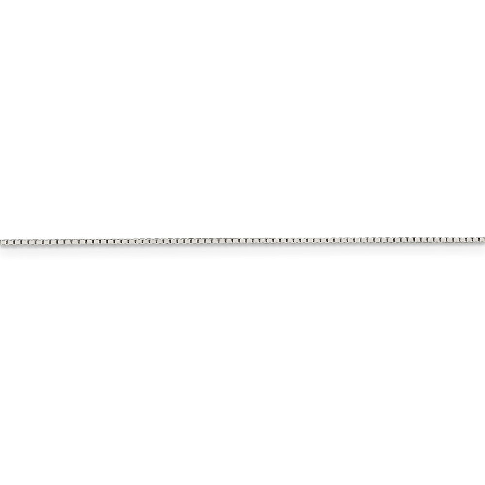 FJC Finejewelers 925 Sterling Silver Bright Cut Mirror Box Chain with 4in ext. 22 Inches x 0.6 mm