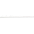 FJC Finejewelers 925 Sterling Silver Bright Cut Mirror Box Chain with 4in ext. 22 Inches x 0.6 mm