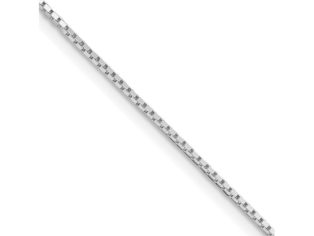 FJC Finejewelers 925 Sterling Silver Bright Cut Mirror Box Chain with 4in ext. 22 Inches x 0.6 mm