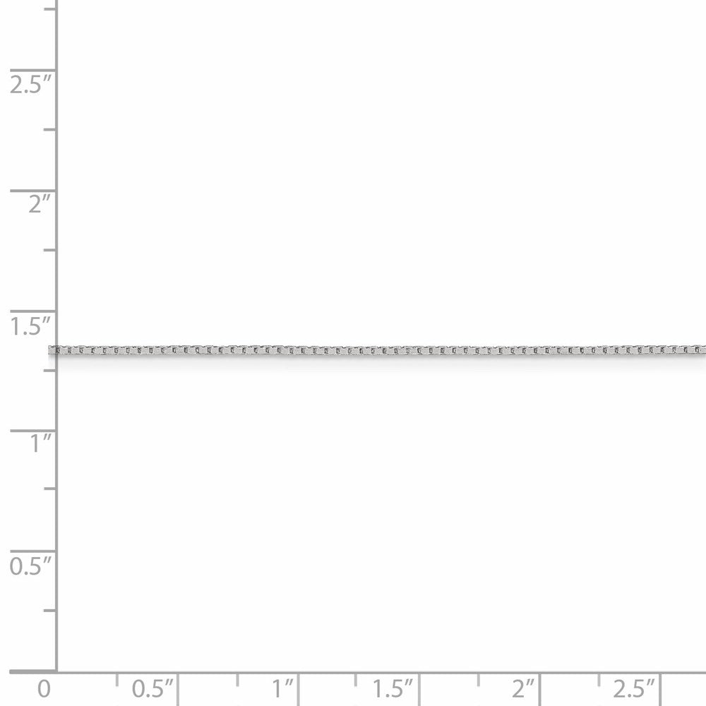 FJC Finejewelers 925 Sterling Silver Bright Cut Mirror Box Chain 20 Inches x 0.7 mm