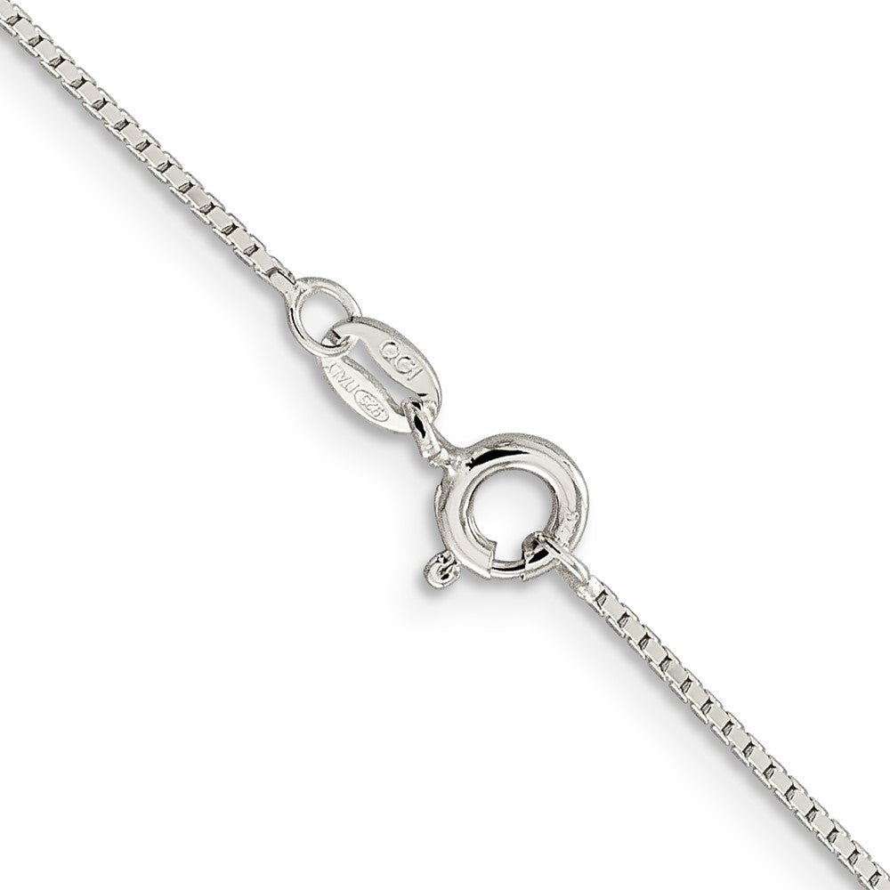 FJC Finejewelers 925 Sterling Silver Bright Cut Mirror Box Chain 24 Inches x 0.7 mm