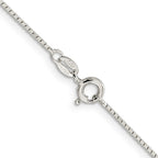 FJC Finejewelers 925 Sterling Silver Bright Cut Mirror Box Chain 30 Inches x 0.7 mm