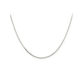 FJC Finejewelers 925 Sterling Silver Bright Cut Mirror Box Chain 30 Inches x 0.7 mm