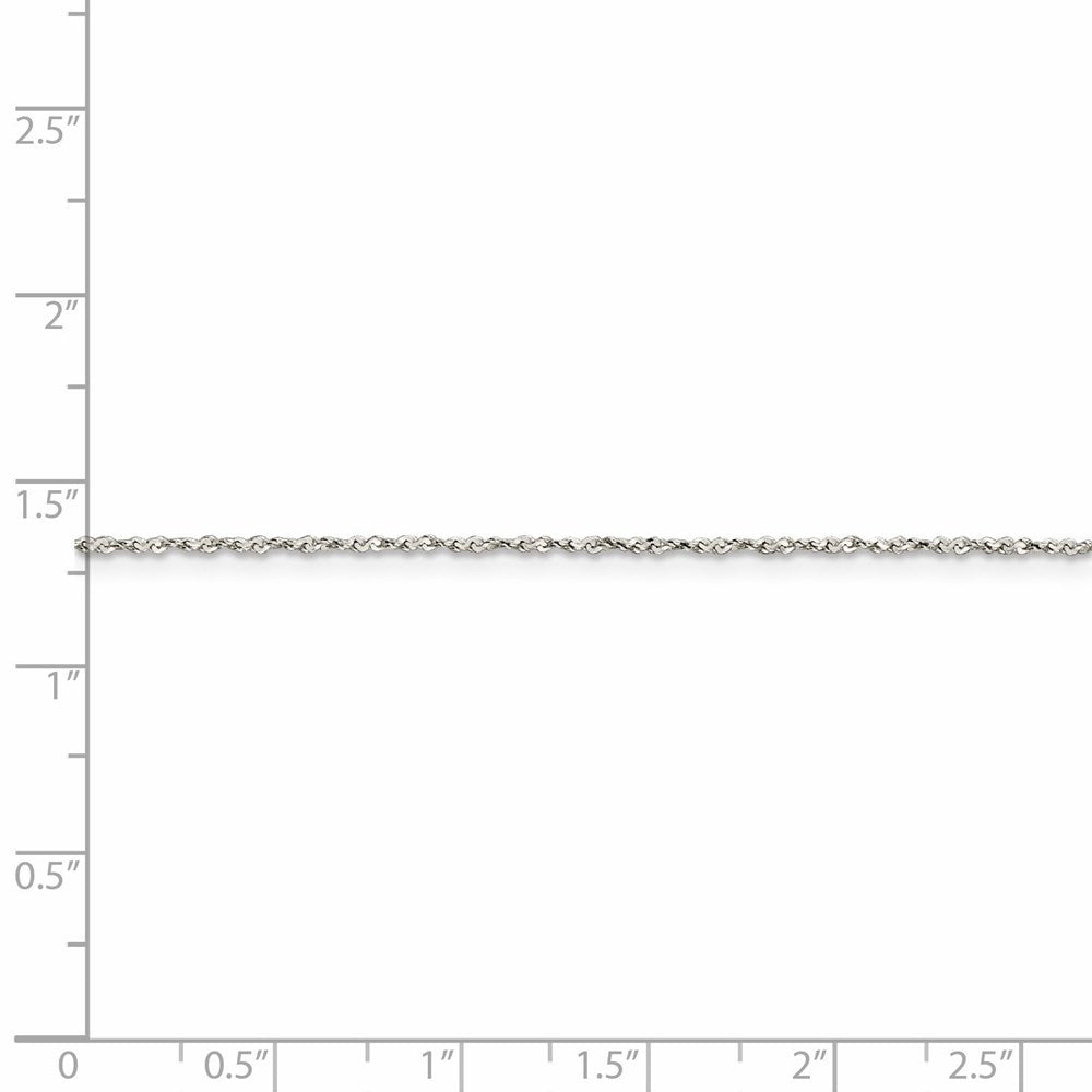 FJC Finejewelers 925 Sterling Silver Twisted Serpentine Chain 14 Inches x 1 mm