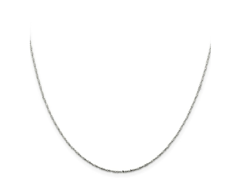 FJC Finejewelers 925 Sterling Silver Twisted Serpentine Chain 14 Inches x 1 mm