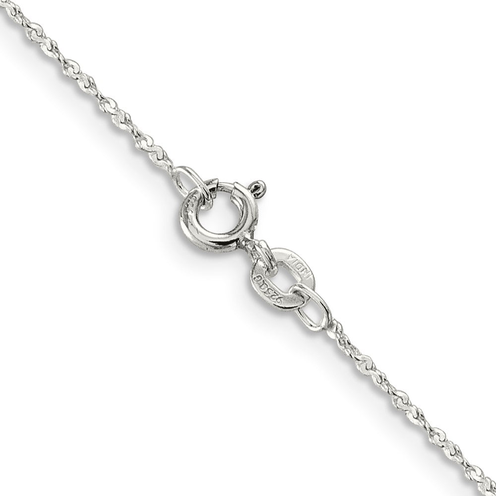 FJC Finejewelers 925 Sterling Silver Link Twisted Serpentine Chain 20 Inches x 1 mm