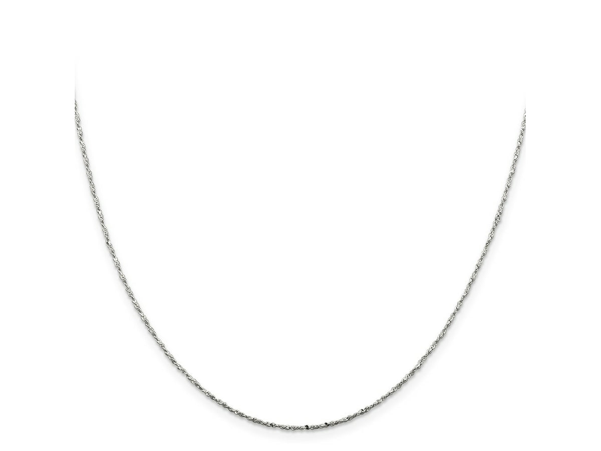 FJC Finejewelers 925 Sterling Silver Twisted Serpentine Chain 22 Inches x 1 mm